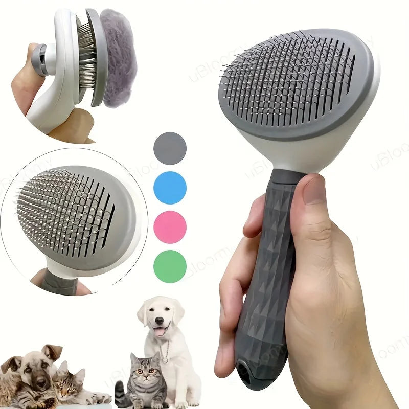 BIYYK FurEase™ One-Click Self-Cleaning Pet Brush — product image 4