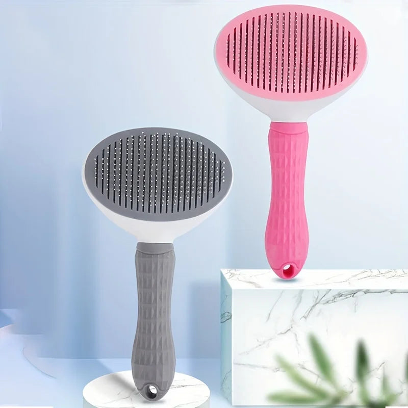 BIYYK FurEase™ One-Click Self-Cleaning Pet Brush — product image 2