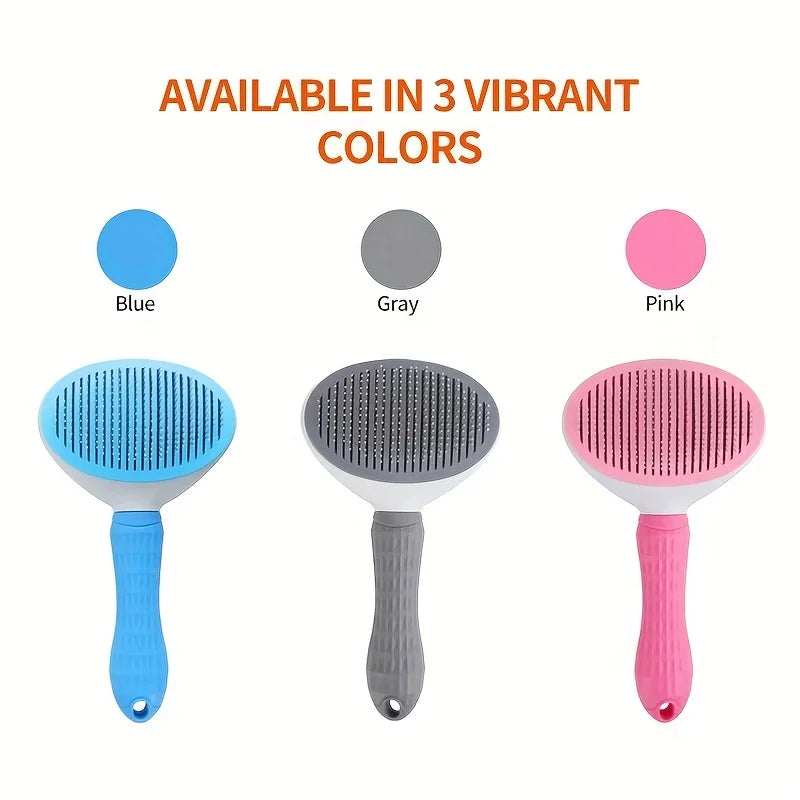 BIYYK FurEase™ One-Click Self-Cleaning Pet Brush — product image 3